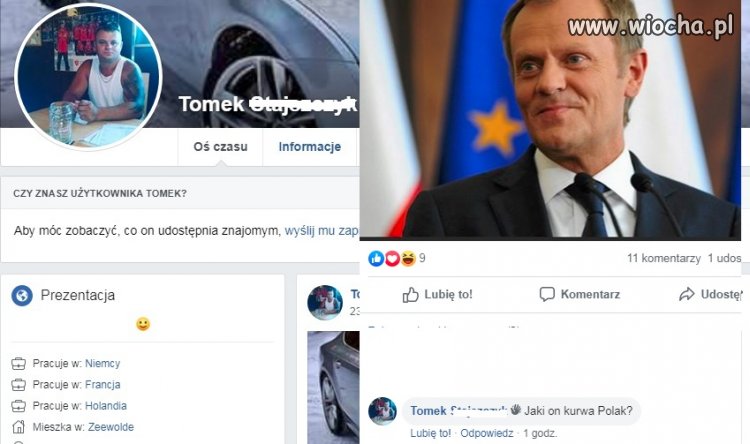I tacy uważają że Tusk nie jest Polakiem
