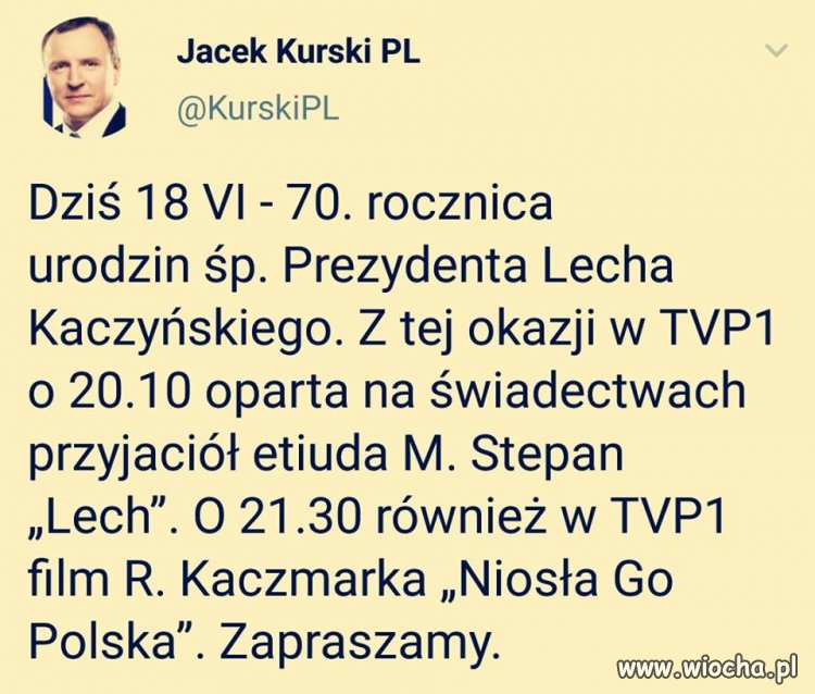Panie (choć to nadużycie) Kurski, czy pierwsze ...