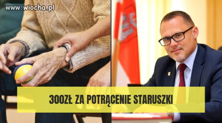 Popierany przez PiS prezydent Sieradza, za potrącenie staruszki dostał mandat 300zł