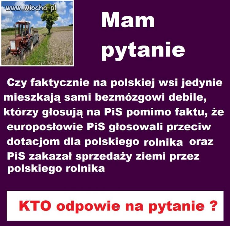 Mam takie pytanie ...