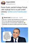 Pisowskie trolle wymyśliły a Marek podłapał