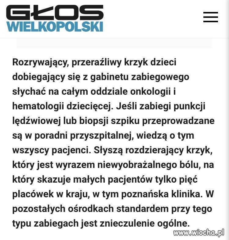 Brak kasy dla dzieci w NFZ