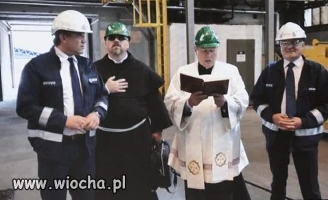 Poświęcenie pieca hutniczego