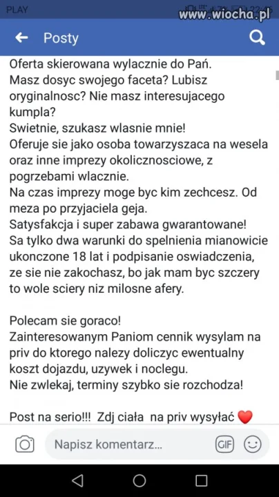 Wolę ściery niż miłosne afery 