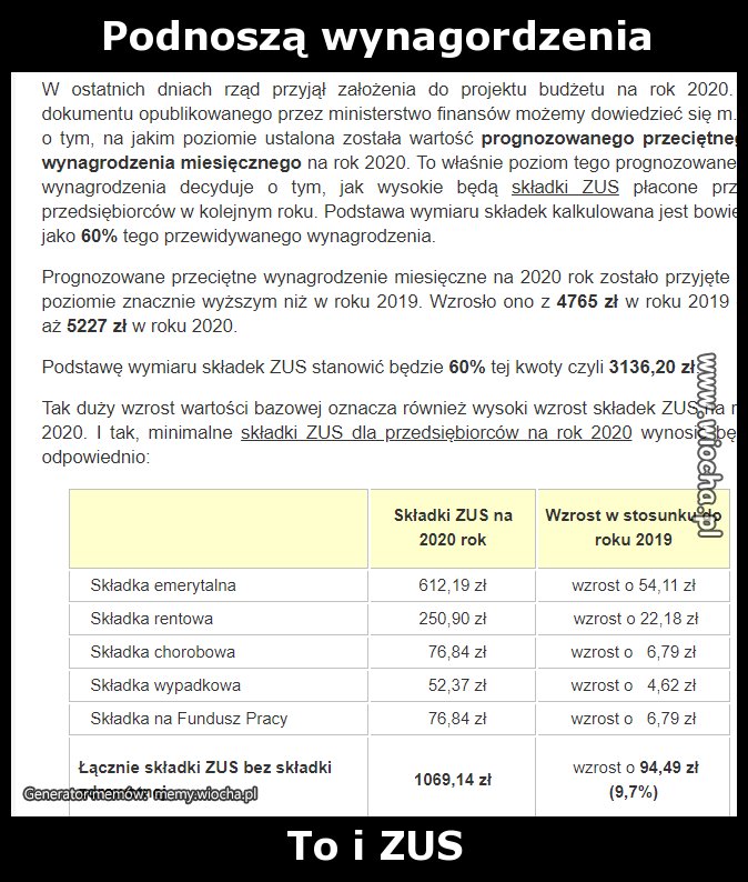 Podnoszą wynagrodzenia 