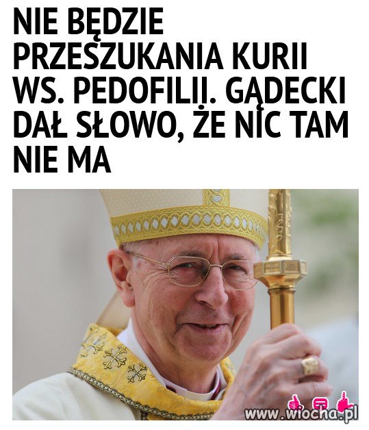 Prokurator uwierzył biskupowi na słowo