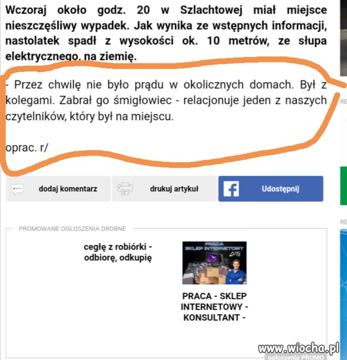 Smigłowiec zabrał prąd z kolegami