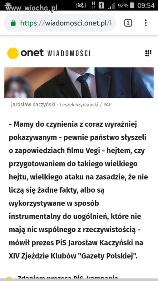 Kaczyński o filmie