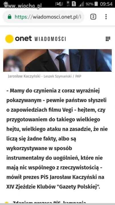 Kaczyński o filmie