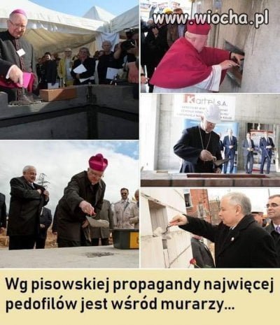 Wg. TVP najwięcej pedofilów jest wśród murarzy
