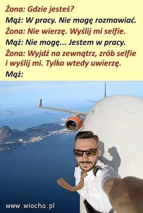 Zapracowany mąż