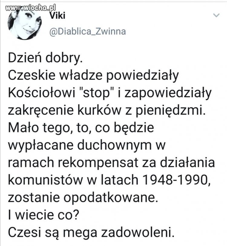 Bierzmy przykład z Czechów