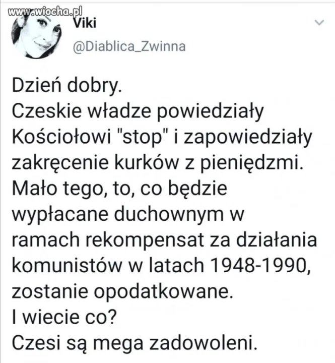 Bierzmy przykład z Czechów
