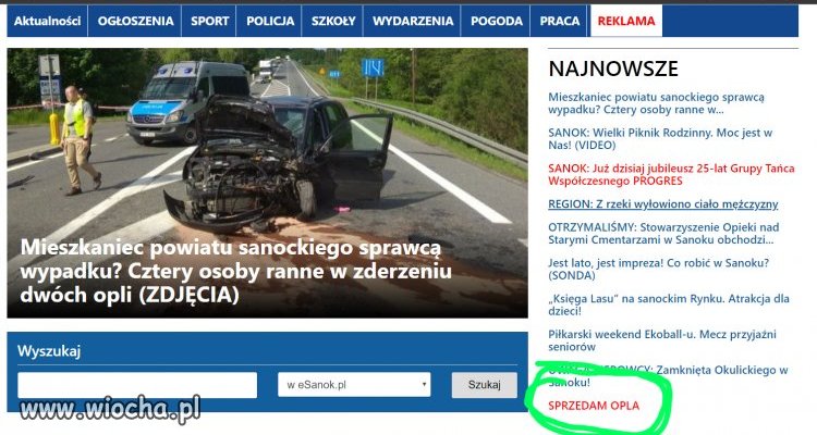 Szprzedam Opla.