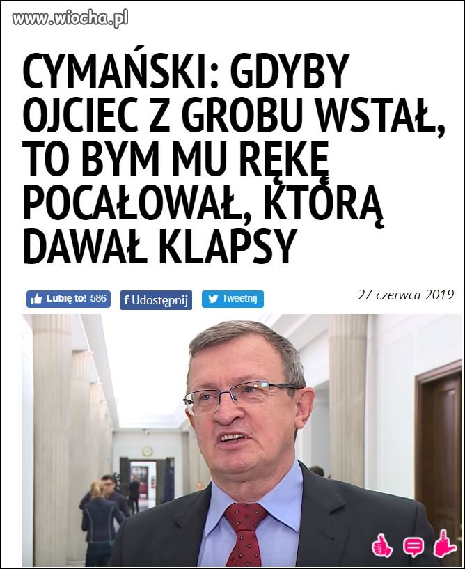 Klapsy odniosły skutek