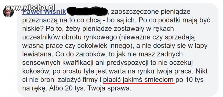 Janusz przedsiębiorca narzeka na podatki