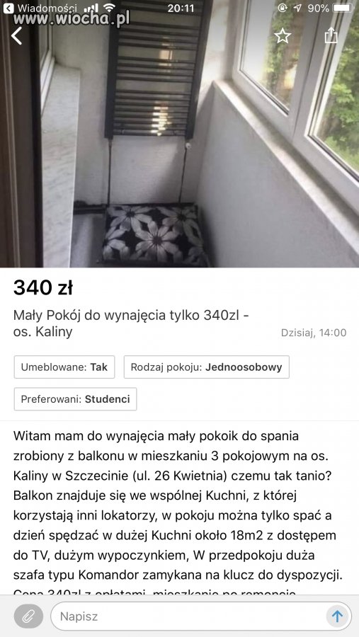 Mały pokój 