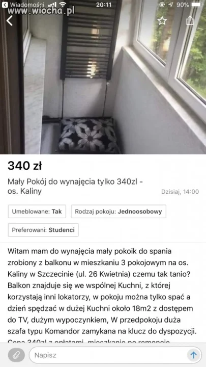 Mały pokój 