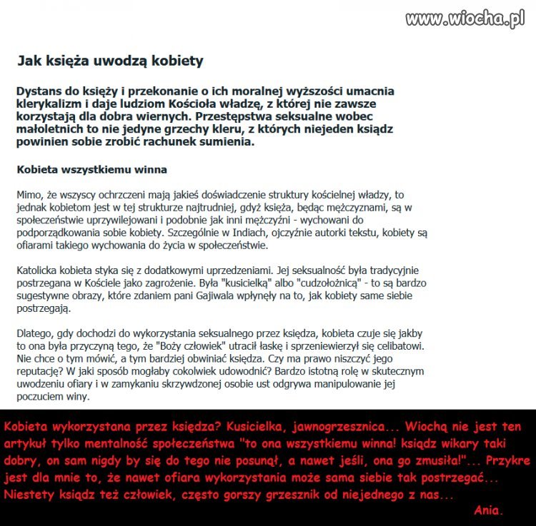 Przemyślenia na wieczór