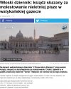 Ksiądz pedofil pisze w watykańskiej gazecie