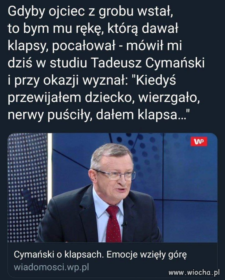 Cymański odleciał
