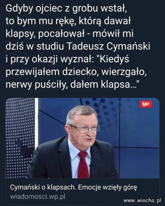 Cymański odleciał