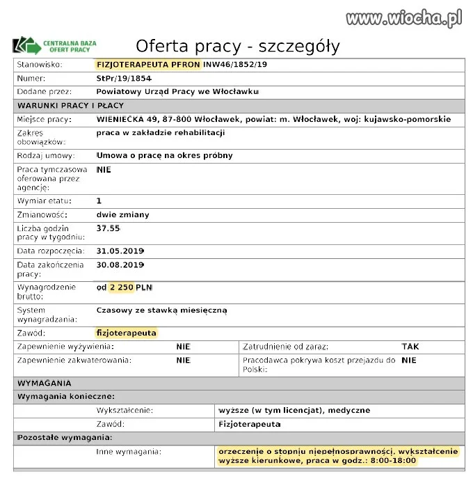 Niedługo wakat- niepełnosprawny lekarz chirurg