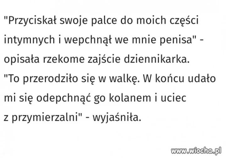 Dziennikarka oskarżyła Trumpa o napaść seksualną