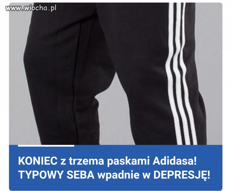 Koniec z trzema paskami adidasa