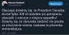 Podobno tylko poprosił rodzinę staruszki,