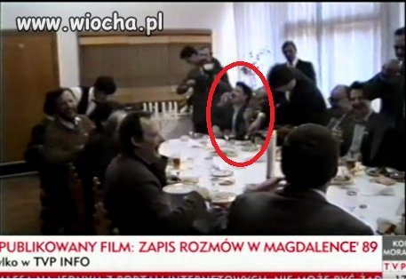 Tymczasem w magdalence Lech Kaczyński...