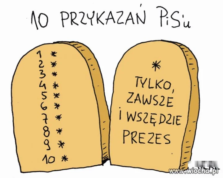 10 przykazań w/g pis