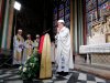 Pierwsza od pożaru msza święta w katedrze Notre Dame