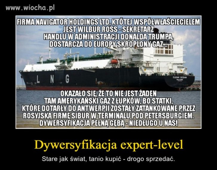 Matołusz dywersyfikuje, że cholera. Będzie tak jak