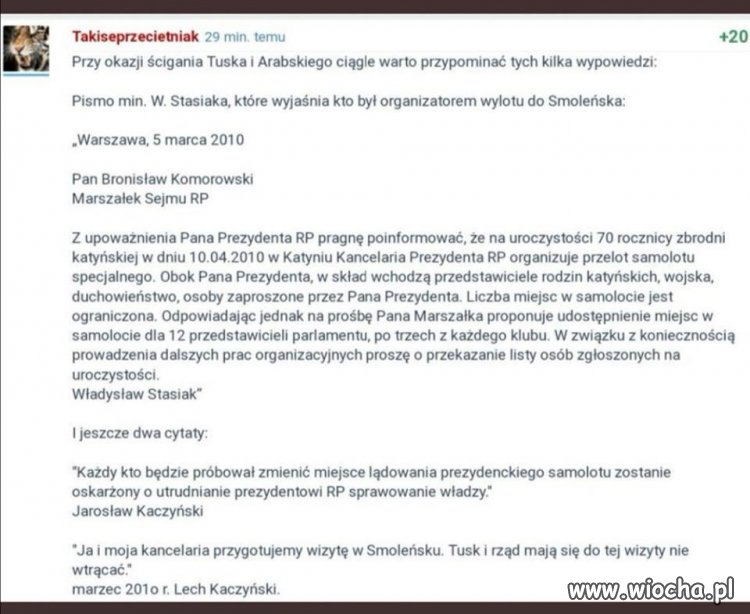Warto przypominać kto był organizatorem tego ...