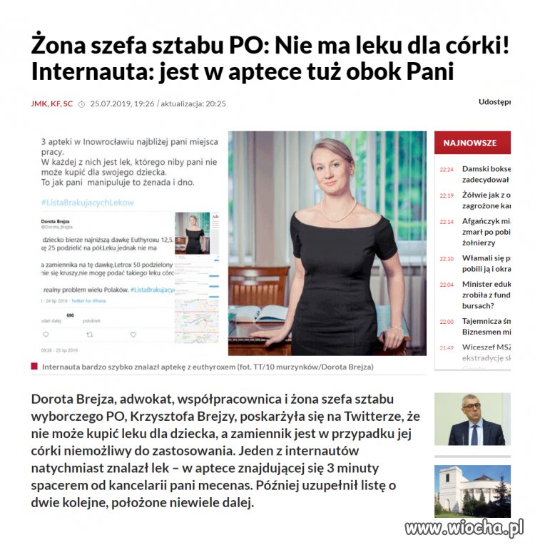 Trochę jej nie wyszła ta ściema