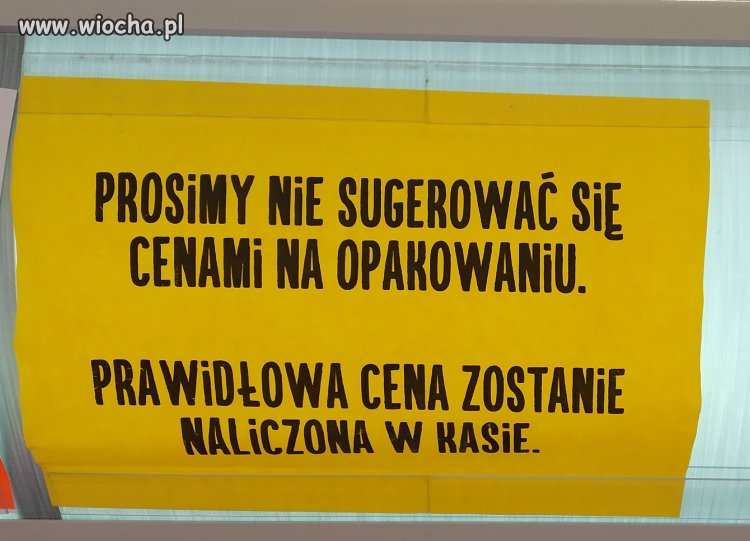 Żeby nie było...