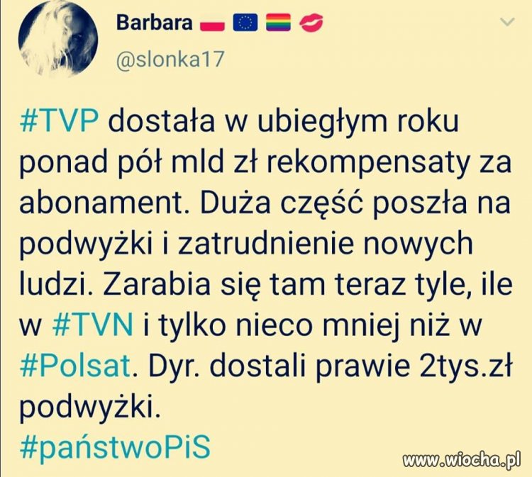Pani płaci, Pan płaci ... a Holecka zarabia...
