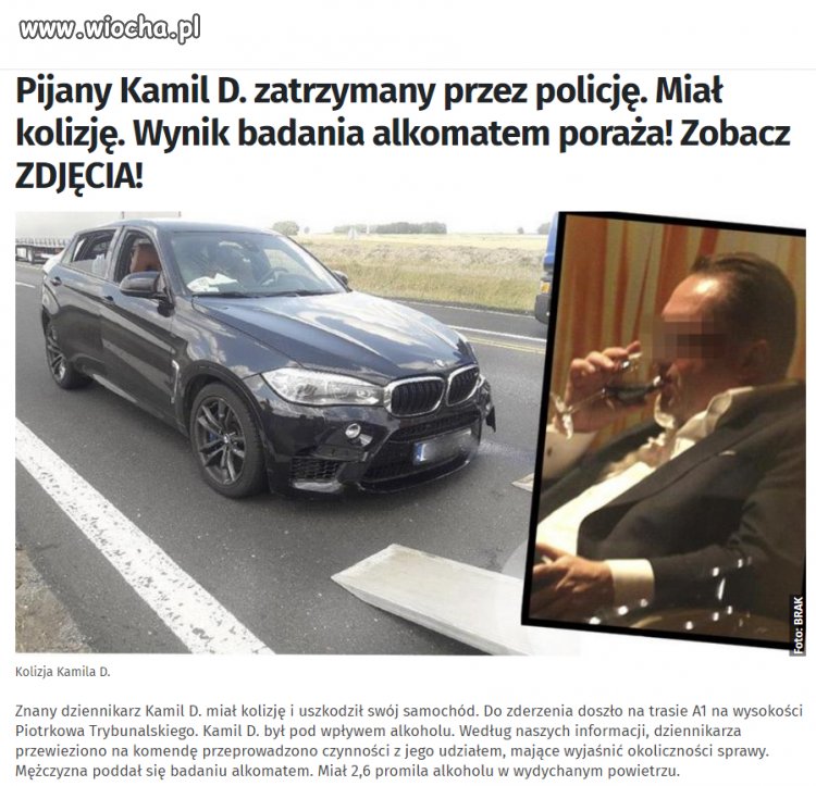 Kolejny idiota za kółkiem
