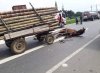 Przyczepa która powinna być ciągnięta przez ciągnik 