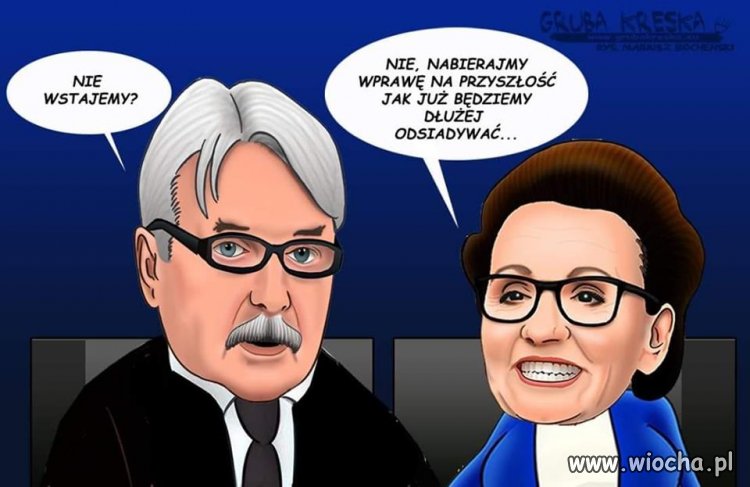 A niech trenują siedzenie. Przyda się ...