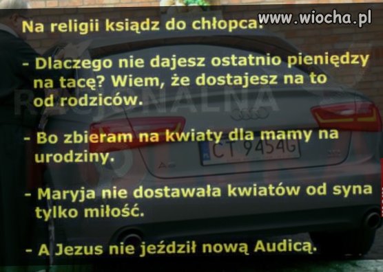 Na religii w szkole...