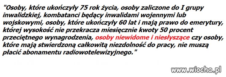 Jacy oni wspaniałomyślni!