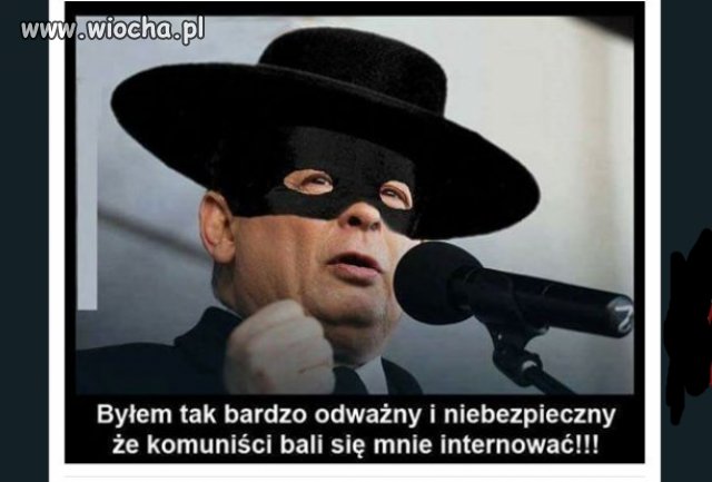 Tak całe życie pod spódnice się chował 