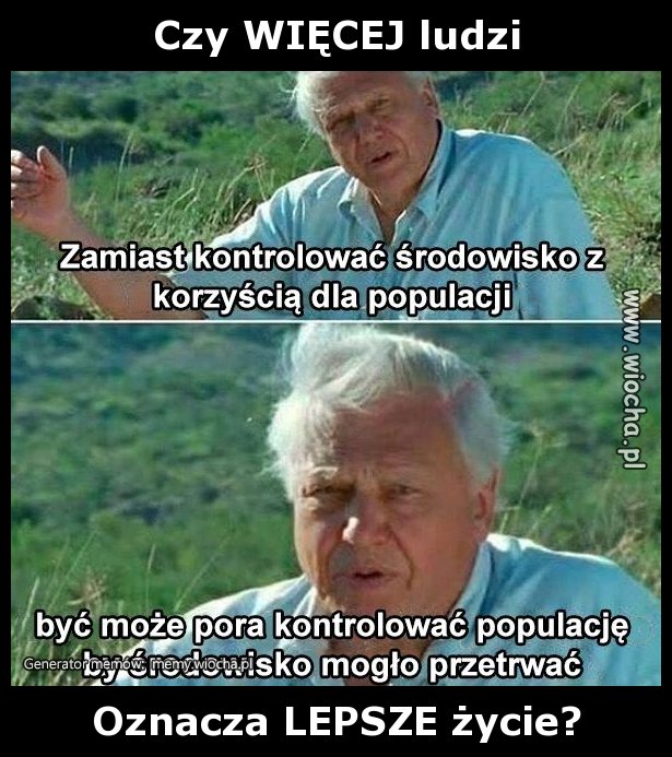 Czy WIĘCEJ ludzi