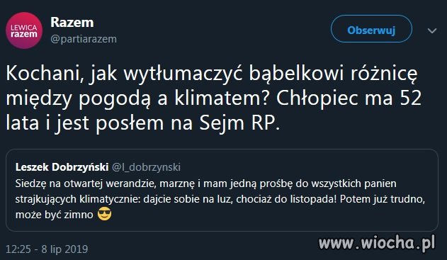 Sejmowy bąbelek...