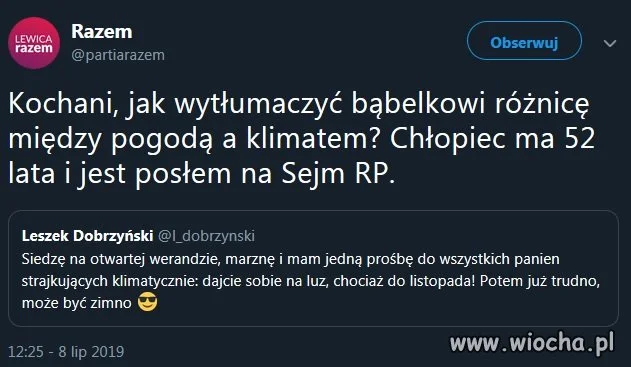 Sejmowy bąbelek...