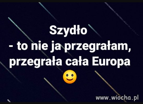 Smutny dzień dla całej Europy