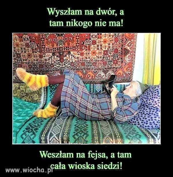 Na dwór = Na fejsie
