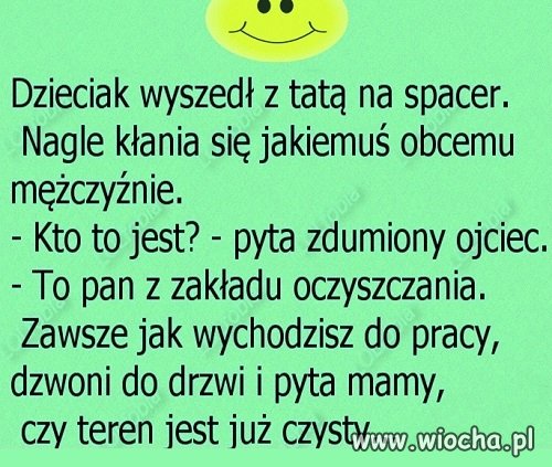 Pan z zakładu oczyszczania
